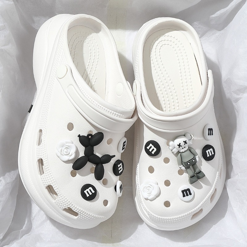 Zapatillas de mujer, sandalias de plataforma a la moda, zuecos al aire libre, diapositivas de playa, zapatillas suaves de alta calidad