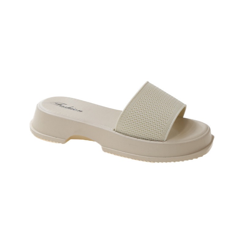 2024 nuevas zapatillas de verano para mujer, sandalias de moda, suelas gruesas, tacones de cu&ntilde;a, zapatillas de playa