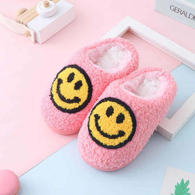Caliente invierno niño zapatillas de piel casa mujeres chanclas mullidas otoño cálido felpa dormitorio zapatos de algodón
