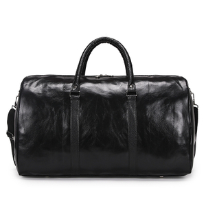 Bolso de mano Retro marrón para hombre, bolso de viaje de cuero de gran capacidad, bolso de una tira para fin de semana de negocios