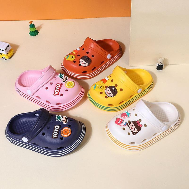  Niños Niños Niñas Lindo Jardín Niño Zuecos Sandalias Zapatilla Al Aire Libre Verano Diapositivas Infantil Niños Zapatos Playa 