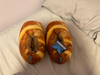 Mocasines zapatillas de pan novelasa zapatillas de peluche regalo divertido para hombres mujeres y niños