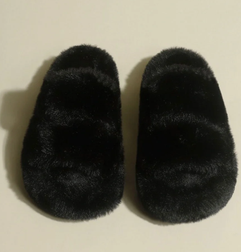 Moda de invierno Suave C&aacute;lido Comodidad Zapatilla de piel plana Dise&ntilde;ador de marca Mocasines sin cordones Mulas Casual Interior