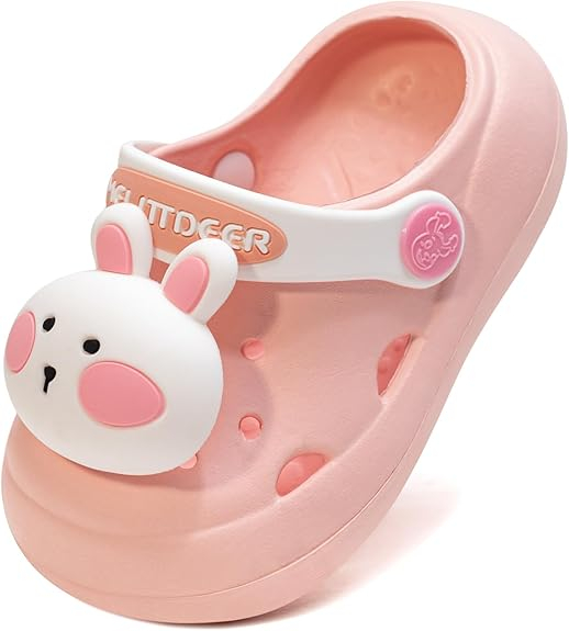 CUBIERTAS DE GARDÍA GIRLES HISTLER Sandalias de tobogán de dibujos animados de dibujos animados (niños pequeños/niños pequeños)