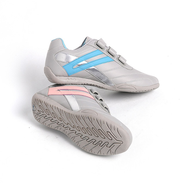 Classic 3 Velcro Up Design Casual Walking Shoes Sneakers Zapatos Zapatos de entrenador TPR Anti-Slip Sole Lady Shoes