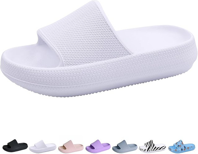Toboganes de nubes para niños 丨 Sandalias de baños de baño 丨 Sandalias de piscina de baño 丨 Niñas de niñas cómodas y espesas zapatillas de suela 丨 Summer zapatos de playa sin deslizamiento