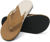 Chanclas de dos tonos para mujeres con sandalias de tanga de tía de playa de la playa al aire libre