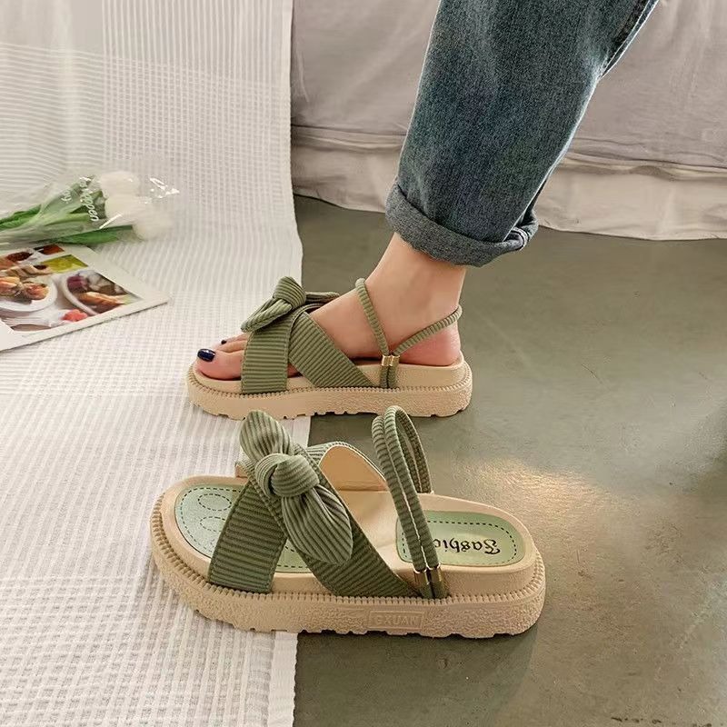 Sandalias planas para mujer,Sandalias dulces para mujer,Sandalias boho para mujer,Sandalias para mujer con lazo,Sandalias casuales para mujer