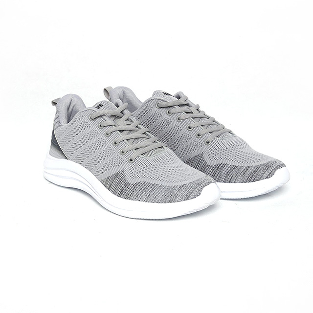 Nuevo diseño de encaje hacia arriba volando tejiendo alto zapatos casuales zapatos zapatillas zapatos zapatos zapatos ligero peso md suave eva suela deporte correr hombre zapatos de tamaño