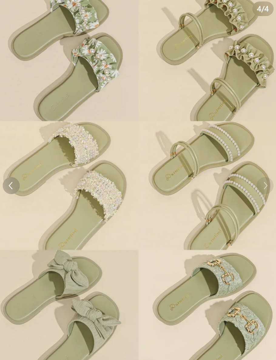 Nuevo dise&ntilde;ador de moda de verano para mujer, chanclas planas, sandalias con cadena doble, zapatillas para mujer, comodidad para la playa al aire libre, zapatos con punta abierta, perlas al por mayor