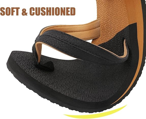 Chanclas de dos tonos para mujeres con sandalias de tanga de tía de playa de la playa al aire libre