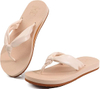 Flip Flip Flip Womens con Soporte de arco Colloso de yoga Mation Sandalias de cuero tango para damas Slip en la playa de verano caminando