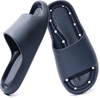 Zapatos de ducha para mujeres y hombres Sandalias de tobogán de masaje suave amortiguación de la piscina antideslizante Confortes del secado rápido con agujeros de drenaje zapatillas de baño