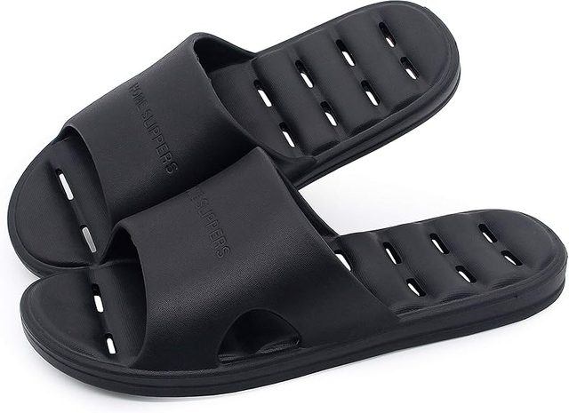 Zapatilla de ducha para mujeres secado rápido sin deslizamiento de la casa de baño y sandalias de piscina Slipper para el gimnasio suave suela