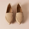 Mujeres esenciales para mujeres Folefer Flat Business Casual Dress Zapatos 2025 Moda de cuero de moda para mujeres y deslizamientos