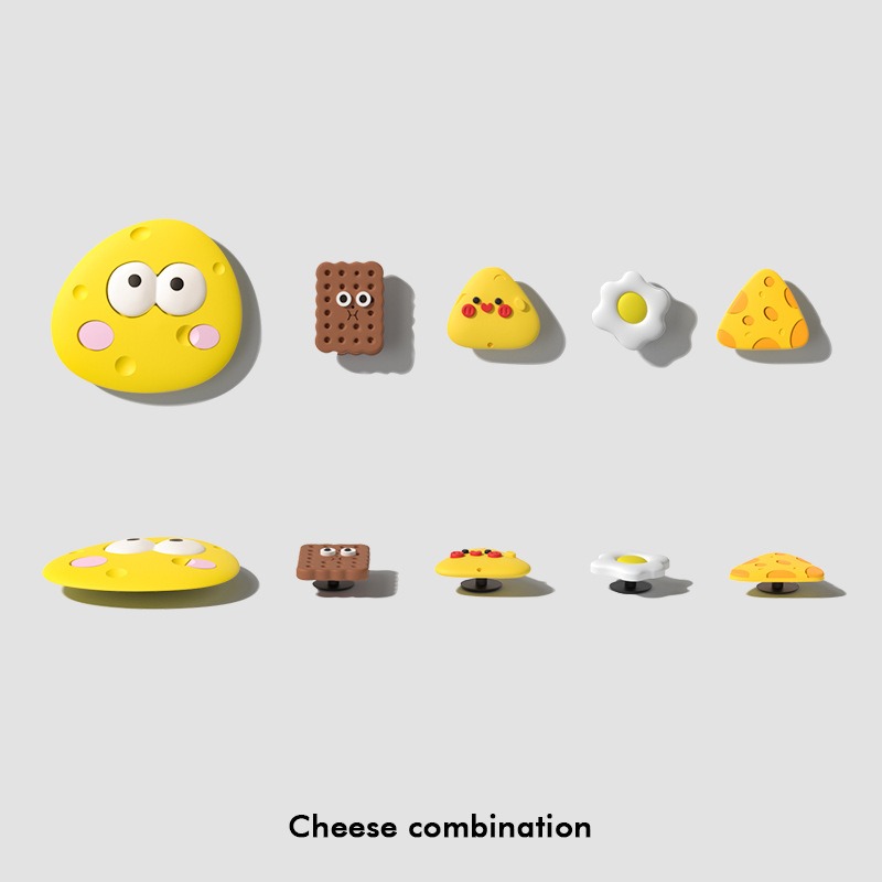 Zapatillas de tibur&oacute;n de playa para hombre y mujer, dijes de aletas superiores, zuecos de queso de Pvc de dibujos animados, accesorios, decoraci&oacute;n de hebilla de zapato, verano