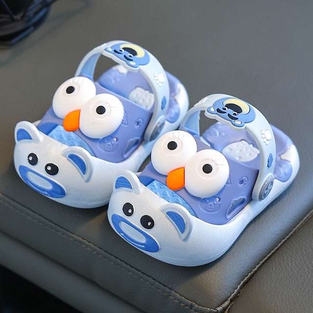 2024 novedad de verano, zuecos para niños, niños y niñas, moda EVA, ropa de vida interior al aire libre, tendencia, dibujos animados bonitos