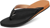 Chanclas de dos tonos para mujeres con sandalias de tanga de tía de playa de la playa al aire libre