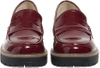 Mocasines para mujeres cómodos plataforma Penny loafer tacón grueso zapatos de vestir casual de negocios 2025 mocasines de cuero de moda y slip-ons