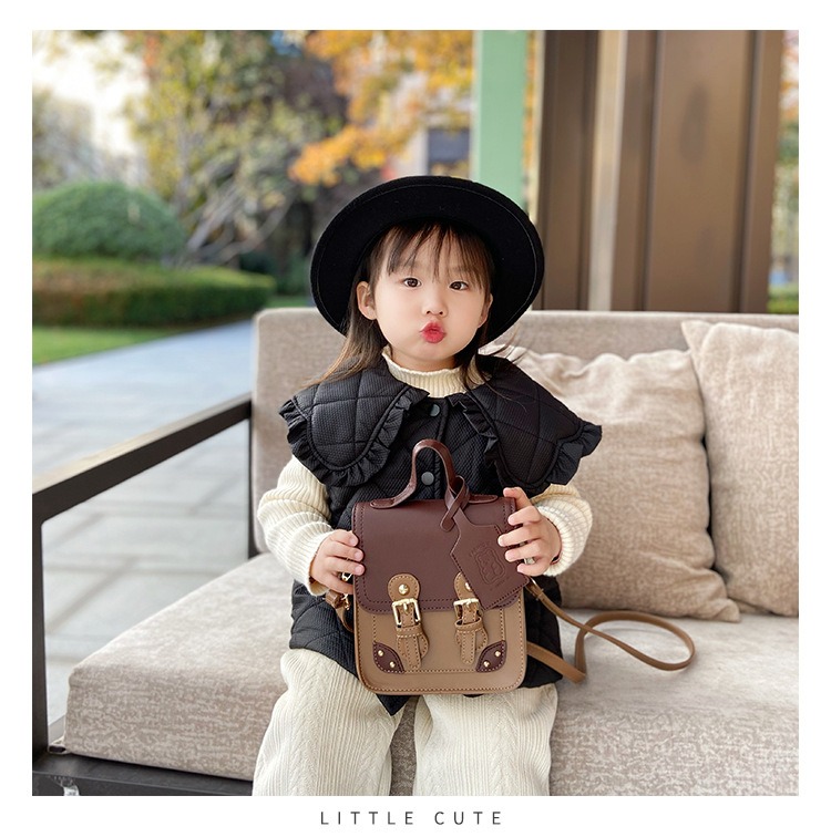 Bolso cruzado de cuero PU a la moda, bolsos de hombro bonitos para ni&ntilde;as y mujeres, bolsos para ni&ntilde;os