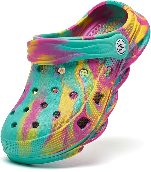 Cañadas de tono para niños Zapatos de jardín Toboganes Sandalias para niños pequeños Slipper Niñas