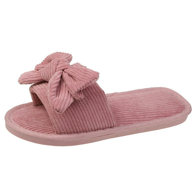 Las chancletas planas del arco cómodo de la tendencia de la moda de las mujeres al por mayor de la primavera y del otoño se dirigen los deslizadores de la tela