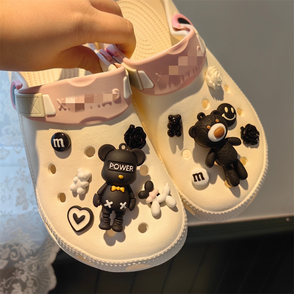 Amuletos de zapatos 3D, decoraci&oacute;n de zapatos de astronauta de rana bonita, ranas Kawaii, abejas, accesorios para sandalias de jard&iacute;n, regalo para ni&ntilde;os