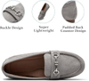 Zapatos de mocasines anchos para mujeres zapatos lindos elegantes zapatos de trabajo de comodidad