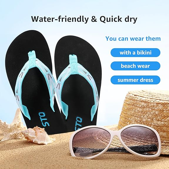 Flips secos rápidos de mujer 丨 Arch Support THong Sandals