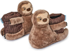 Animales Little Lindo suave y grueso Algodón Invierno Baño de perezoso Calidez zapatillas de peluche divertidos para hombres, mujeres y niños