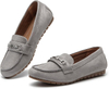 Zapatos de mocasines anchos para mujeres zapatos lindos elegantes zapatos de trabajo de comodidad
