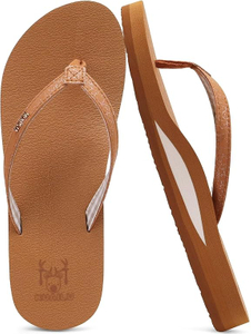 Chanclas de soporte de arco de las mujeres chanclas