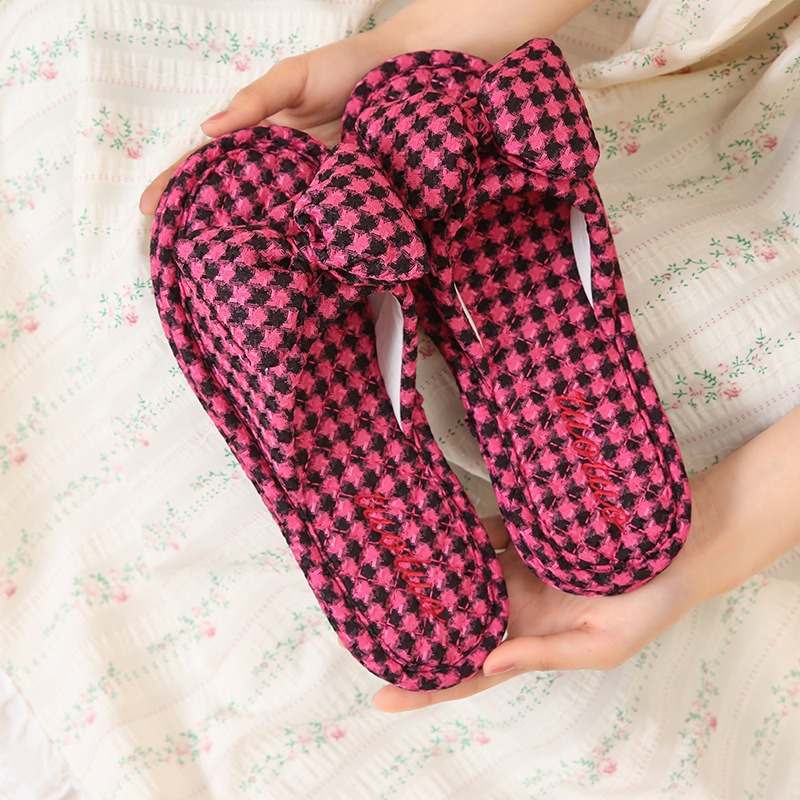 Zapatillas de lino de verano para mujer,Zapatillas de lino casuales,Zapatillas de lino c&oacute;modas,Zapatillas de lino de arco,Zapatillas de lino de interior