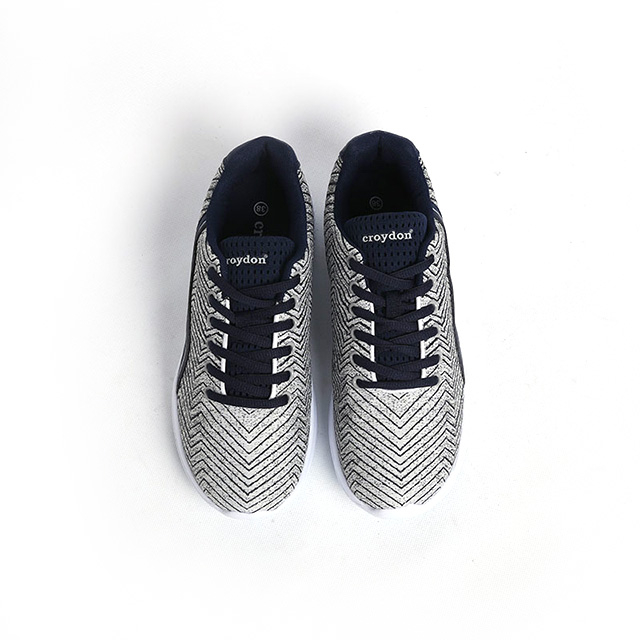 Venta caliente Nuevo encaje de encaje Diseño 3D Impresión 3D Zapatos de caminar Casas superiores Zapatillas de deporte Zapatos de entrenador Peso ligero MD Soft Eva Sole Size Hombre