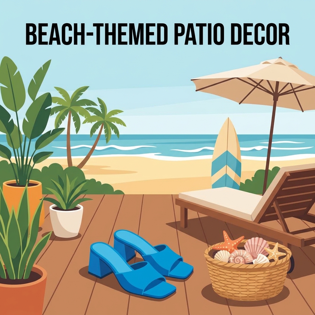 Cómo decorar tu patio con decoración de temática playera