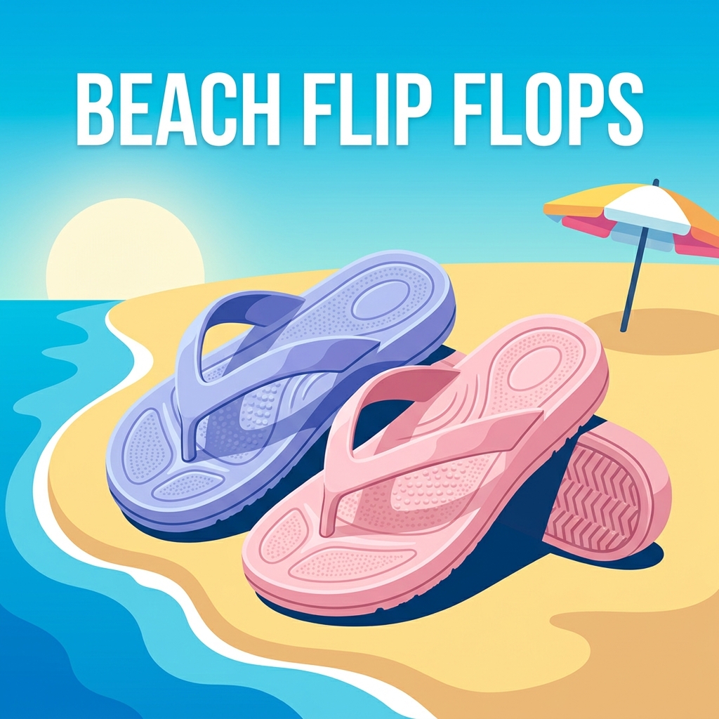Pros y contras de los diferentes tipos de chanclas de playa.